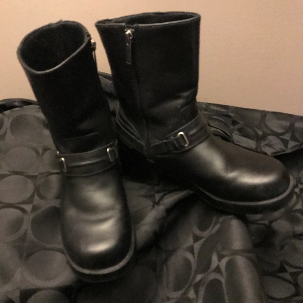 Harley-Davidson Black Christa Moto Boots  8.5